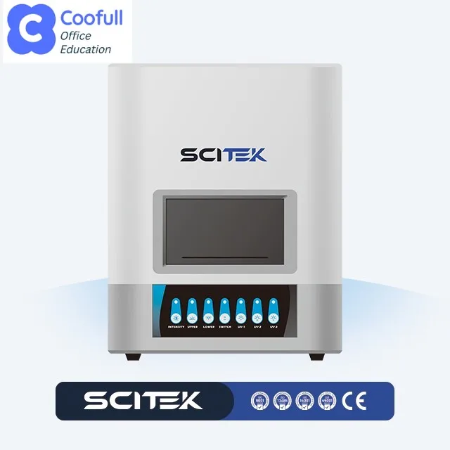 60-110 mm Automated Bacterial Colony Counter with Upper and Lower LED Light Sources