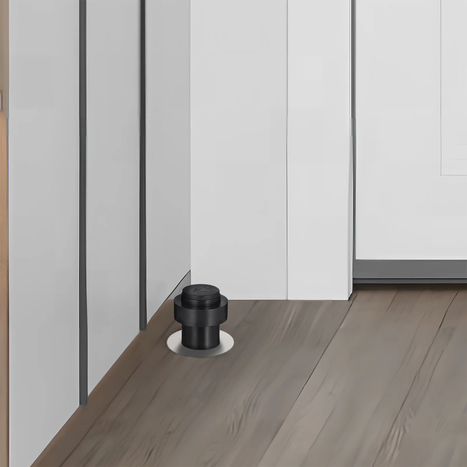 

2 set Stops For Wall Self Adhesive Floor Door Stoppers Heavy Duty Wall Protector Stainless Steel Door Stopper For Interior