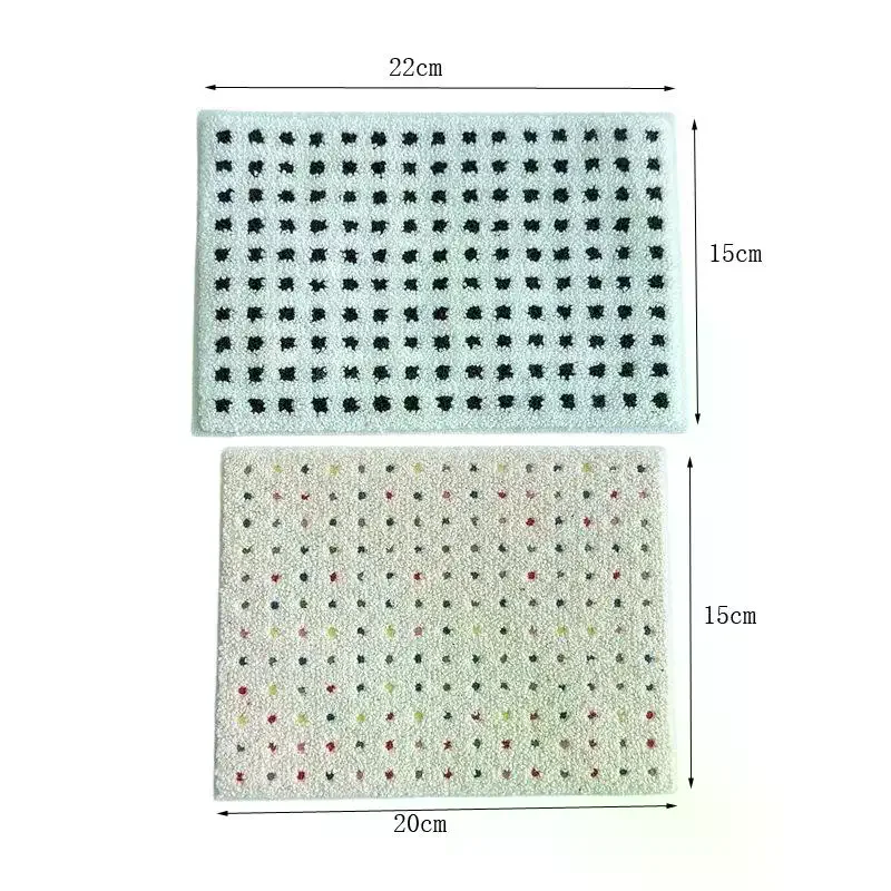 1: 12 Dollhouse Miniature Plush Carpet Fluffy Mat Model Photography Prop Kids Pretend Play Toys Doll House Mini Decoration Gifts