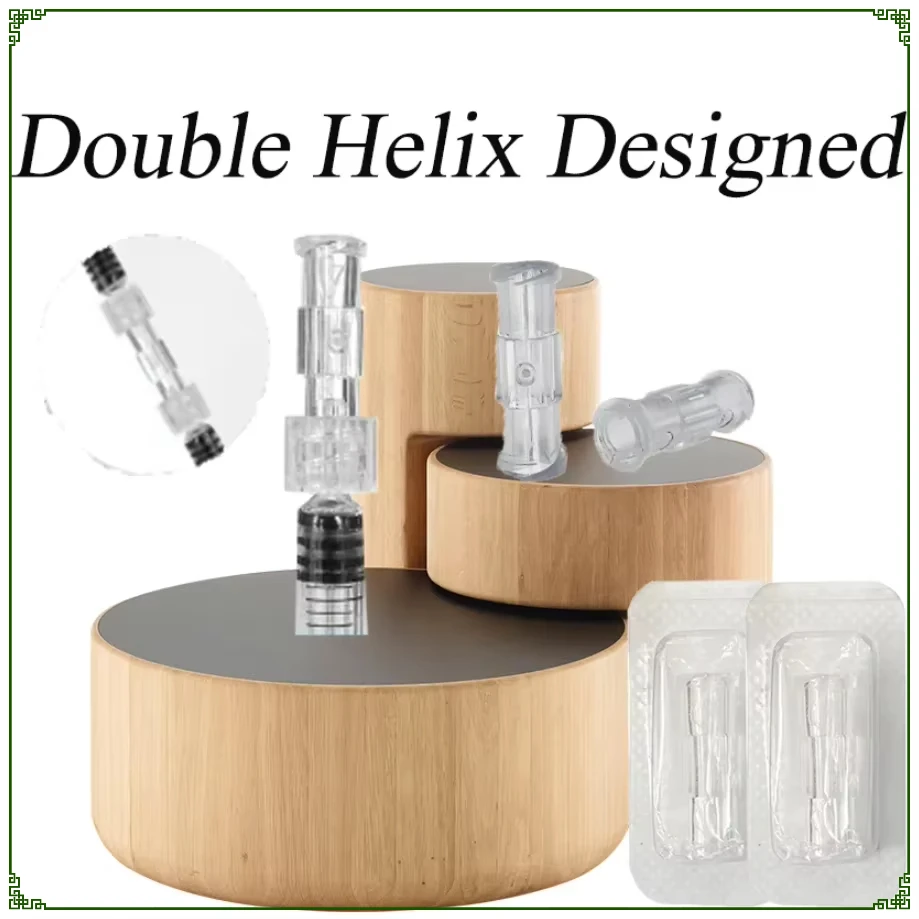 Hot Sale Double Thread Syringe Female Helix Medical Sterile Luer Lock Adapter  Transparent Plastic Syringe Connector