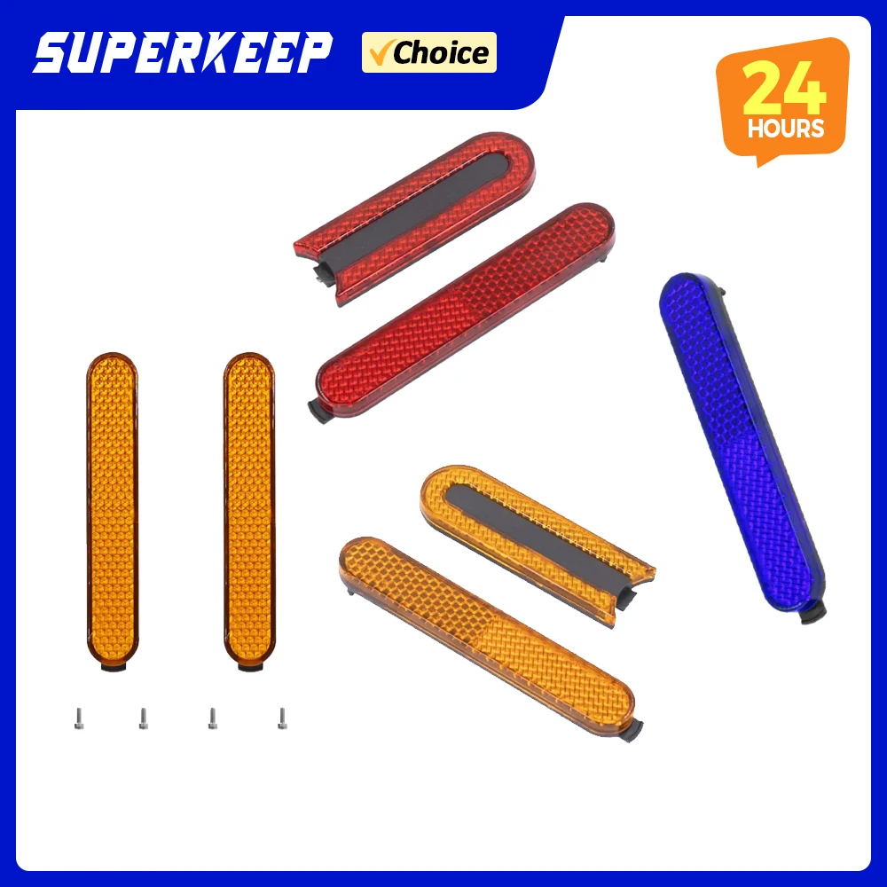 Electric Scooter Protective Shell Reflective Strip Front Rear Hub Cover for Xiaomi M365 1S Pro Pro2 Mi3 Decoration Accessories
