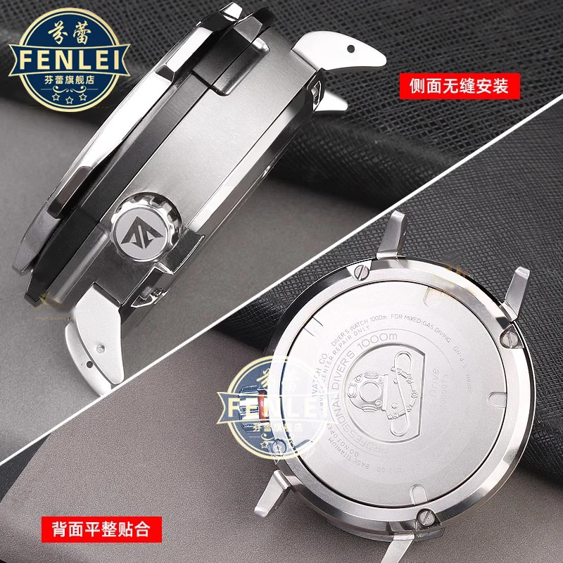 Correa de acero inoxidable para reloj Citizen Monster, adaptador de acero inoxidable para hombre, accesorios para reloj, BN7020-09E/17E