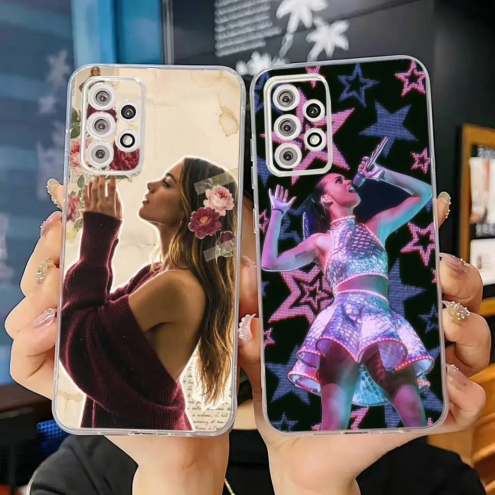 Singer Katy Perry Roar 14 Transparent Soft Silicone Phone Case For Samsung S25 S24 S23 S22 S21 Plus