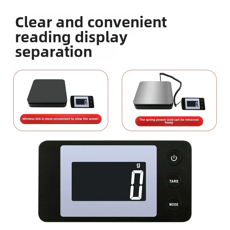 practical New ArrivalElectronic Weight Scales 50kg/2g High-precision Wired/Wireless Floor Scale With Unit Conversion Zero/Tare K