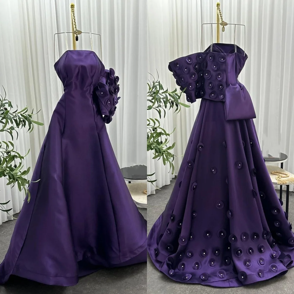 

Длинные платья трапециевидной формы на одно плечо с аппликацией Charmeuse по индивидуальному заказу, женские роскошные вечерние платья высокого качества, темперамент