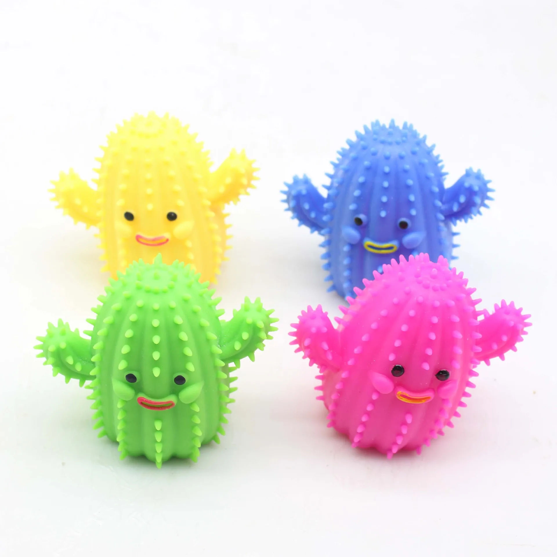 Anti-Stress Toy Cactus Ball Squeeze Fidget Toys Tpr Squishy Anti Stress Funny Stress Relief For Kids Adults Gift Prop J159