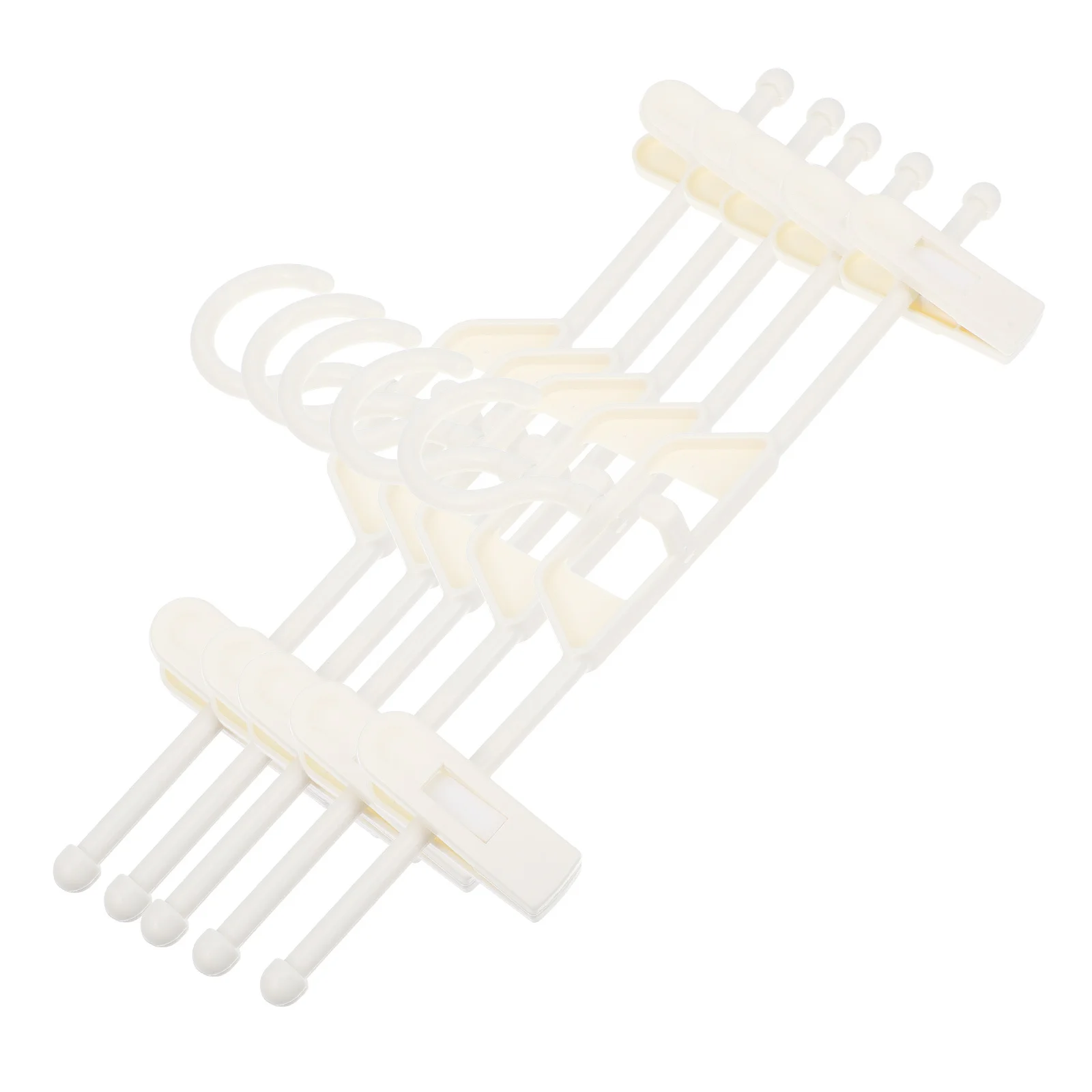 

5Pcs Plastic Pants Clip Adjustable Non Slip Clothes Hanger for Home Laundry Skirt Pants Drying Rack Drying Rack