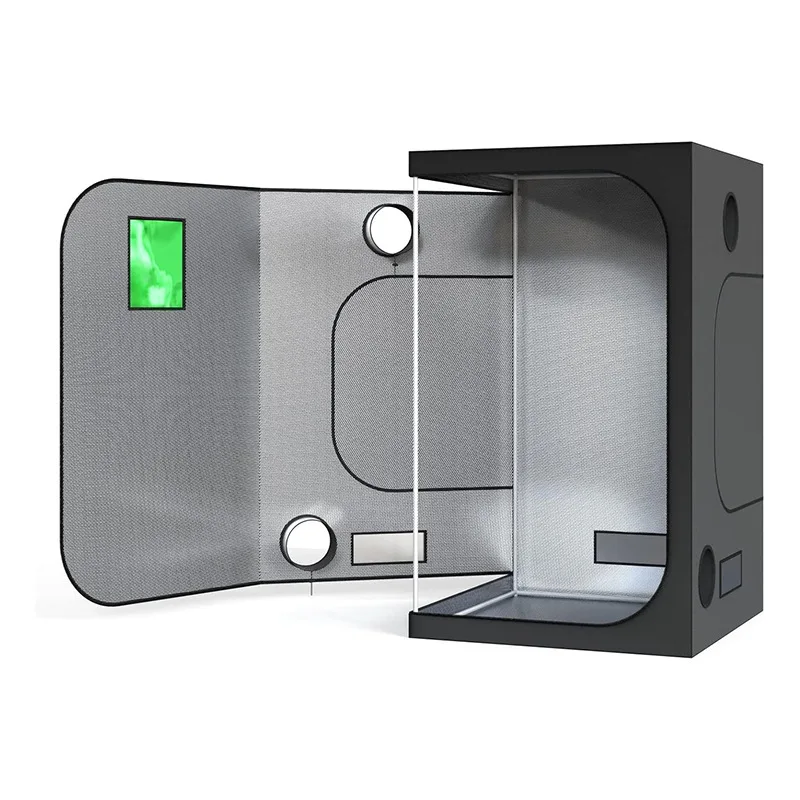 

Hot Selling Durable Metal Frame Indoor Grow Tent Easy Assembly Mushroom Cultivation Room for Home or Backyard Black Color