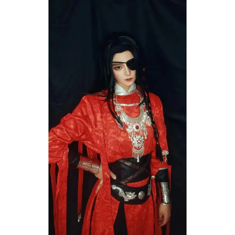 DY20Anime Tian Guan Ci Fu Hua Cheng disfraz de Cosplay bendición oficial del cielo HuaCheng disfraz de Cosplay trajes Hanfu Set completo 25