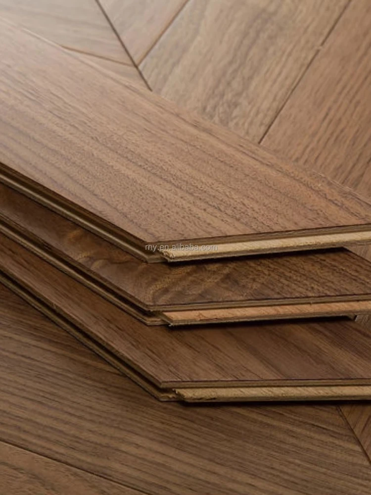 نسخة مخصصة نمط كلاسيكي حديث أرضية رقص الزفاف قذيفة متينة الباركيه خشب الماهوجني أرضية متعرجة