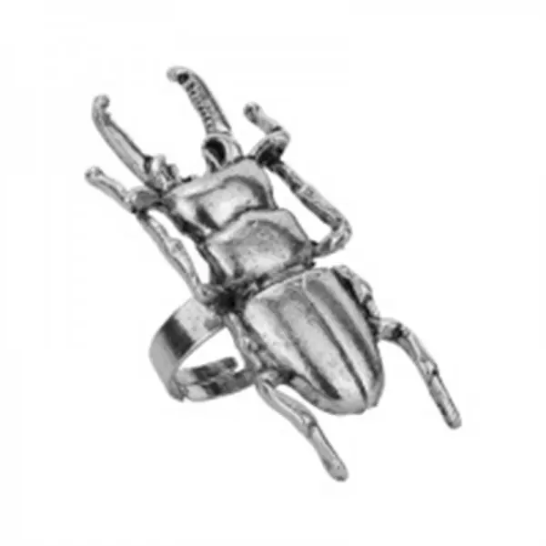 Frosch-Tritter-Tierringe für Damen und Herren, künstlerisches Design, Retro-Stil, größenverstellbar, Unisex, Statement-Ringe, silberfarben, Geschenk