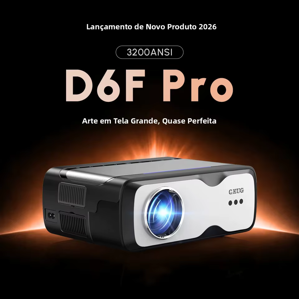 Projetor Inteligente 4K HD WiFi6 Netflix Projetor Inteligente 4K HD WiFi6 Netflix