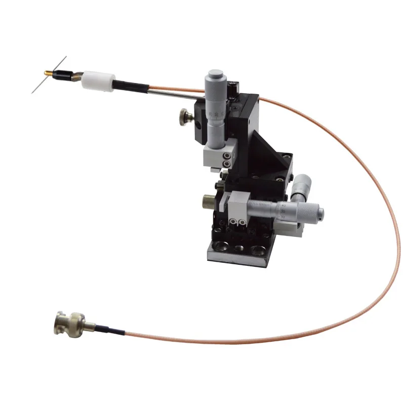 

Прецизионное ручное точное настройки 3D-зонда, регулировочное сиденье, полупроводниковая чип-контактное тестовое пластинчатое зонд, точность: 5 мкм