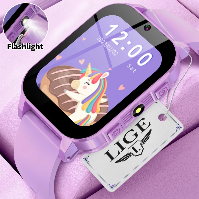 

Kids Smart Watch with 30Puzzle Games Camera Video Music Player Pedometer Alarm Clock Flashlight Fashion Kids Smartwatch Children