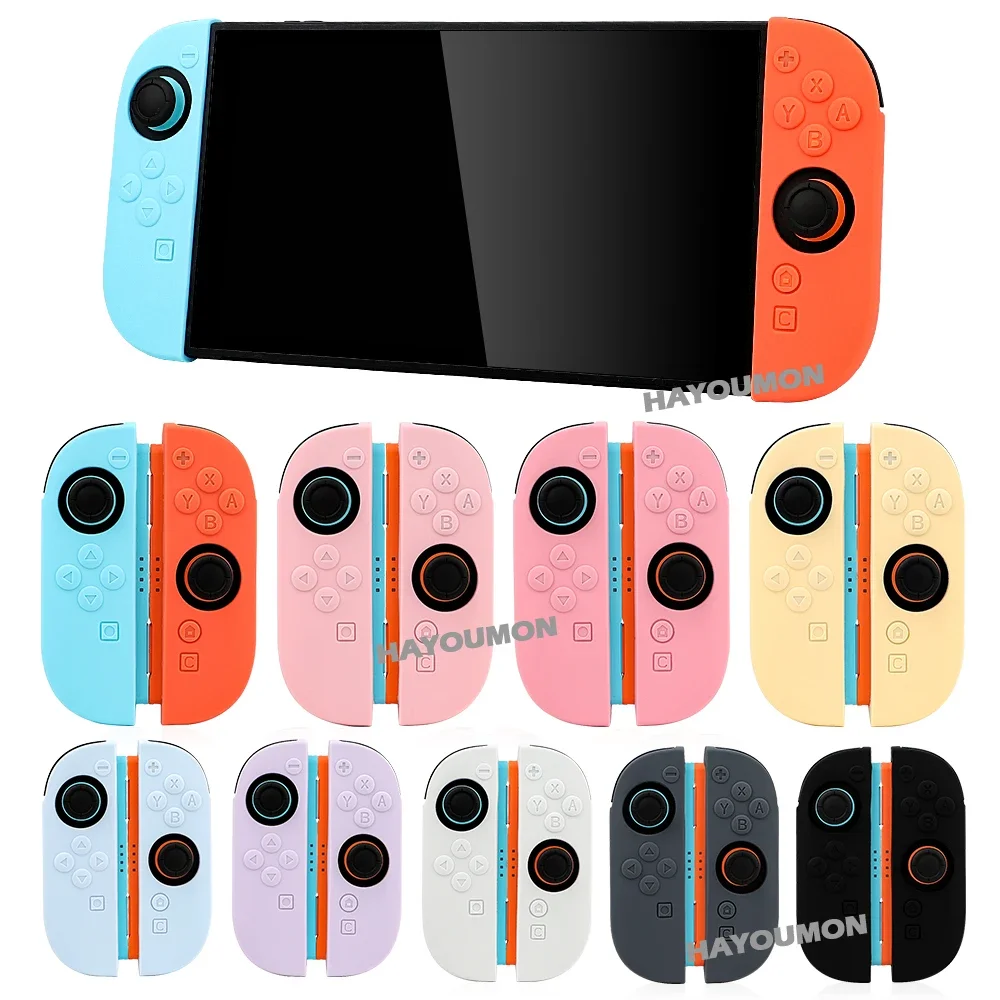 Silikon Soft Case Hand Grip Shell Schutzhülle Für Schalter 2NS JoyCons Controller Handgriff Volle Schutz Haut Zubehör