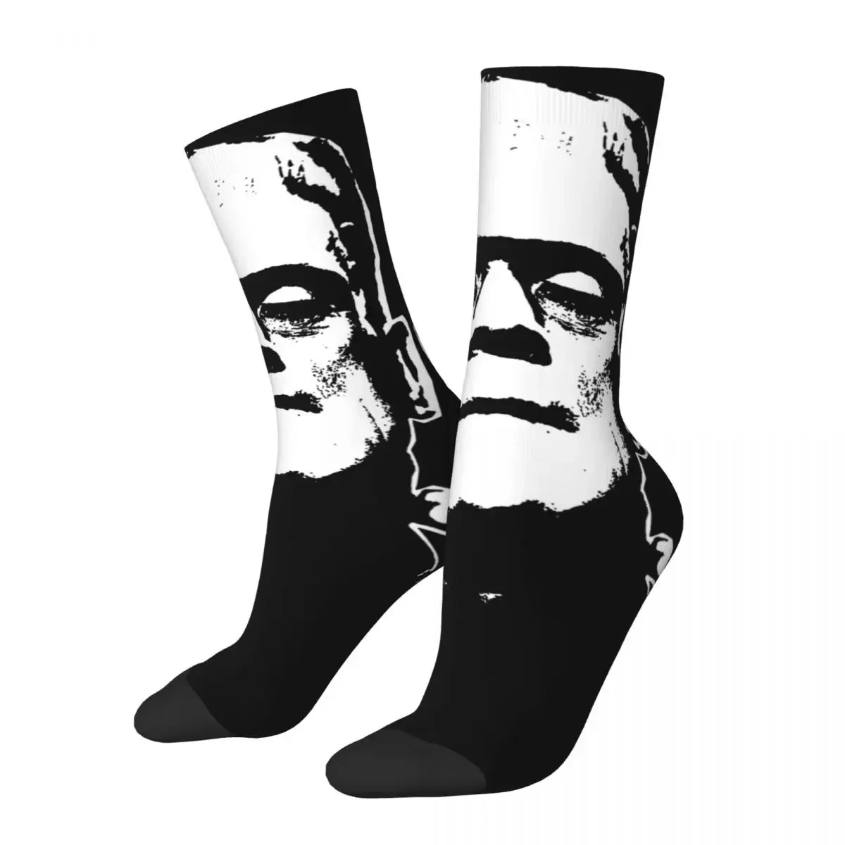 Crazy Design Frankenstein Victor Theme Design Cozy Crew Socks Merch All Season Avatar Super Soft Long Socks Sweat Absorbing