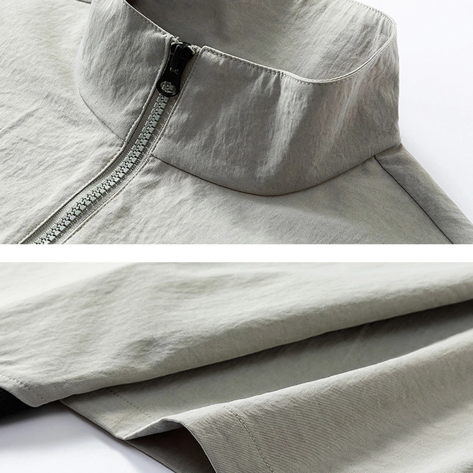 Summer Half Zipper Shirt Men 8XL Plus Size Short Sleeve Shirt Fashion Casual Patchwork Cargo Shirt Male Big Size 8XL