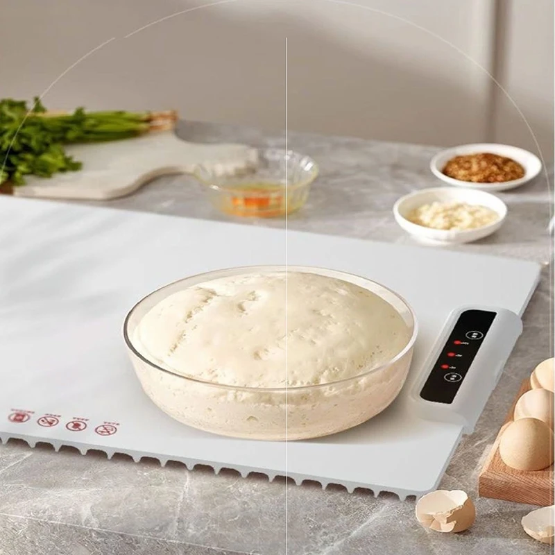 Placa de aquecimento para fazer casa, mesa multifuncional, placa de isolamento de alimentos, alimentos quentes e arroz, placa de temperatura constante (plugue americano)