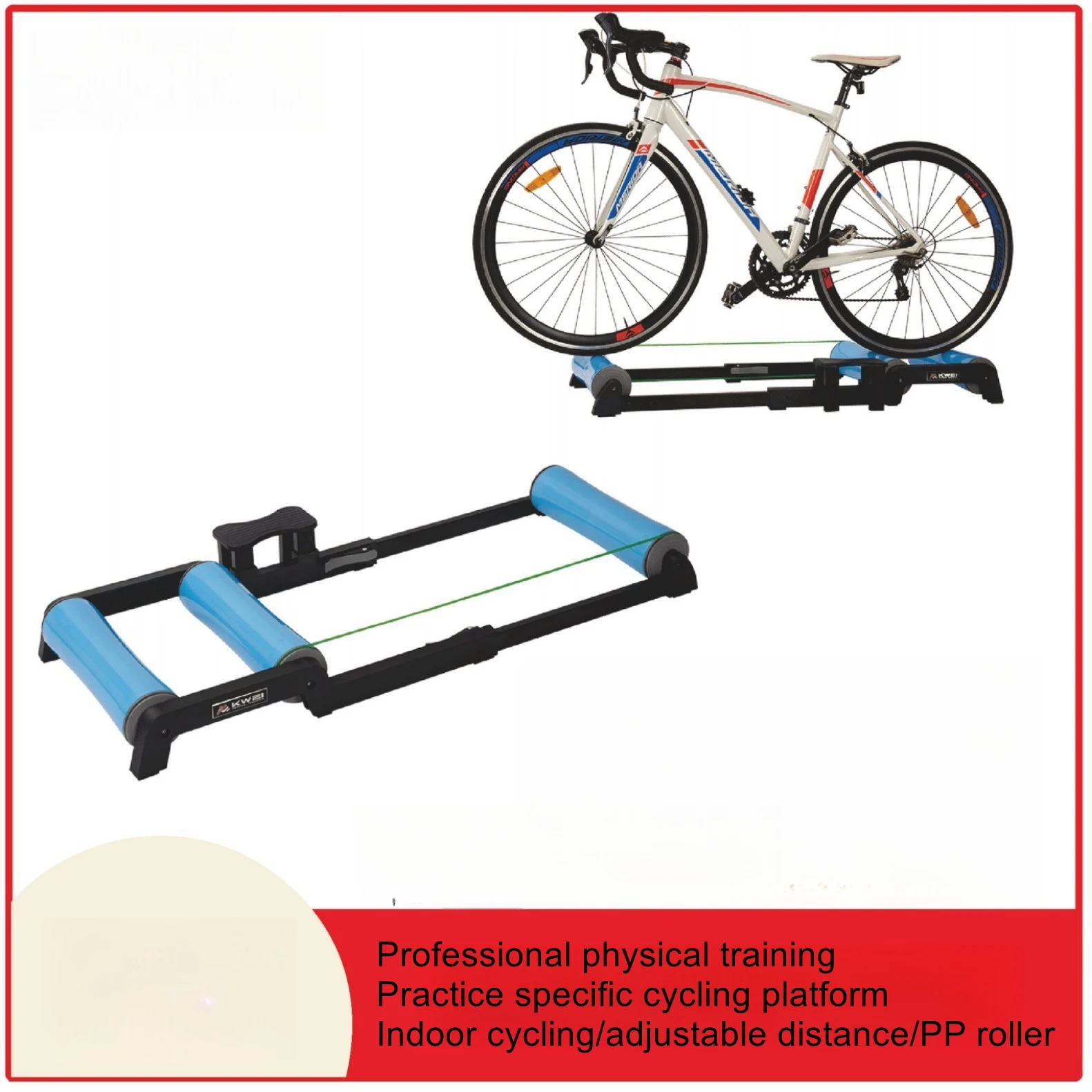 

Indoor Cycling Training Table Roller Riding Table Exercise Rack Sports Fitness Exercise Equipment