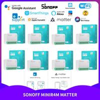 SONOFF MINI R4 Matter MINIR4M Wifi Smart Switch Detach Relay Two-way Control Via Alexa Google Apple Home Assistant Smartthings