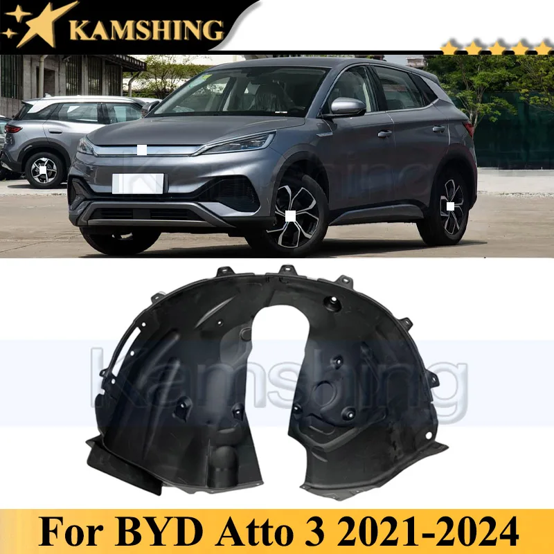 

Kamshing Plastic Wheel Fender Lined Mudguard Fender Lining For BYD Atto 3 Yuan Plus 2021-2024 Wheel Fender Liner