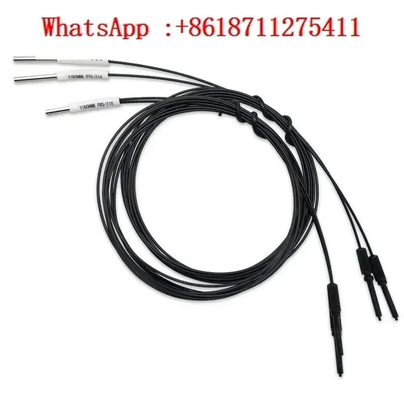 Fiber Optic Sensor FRS PRS-210 PTS-210 Amplifier Probe Diffuse Reflection Radiation Φ2mm One Meter Line