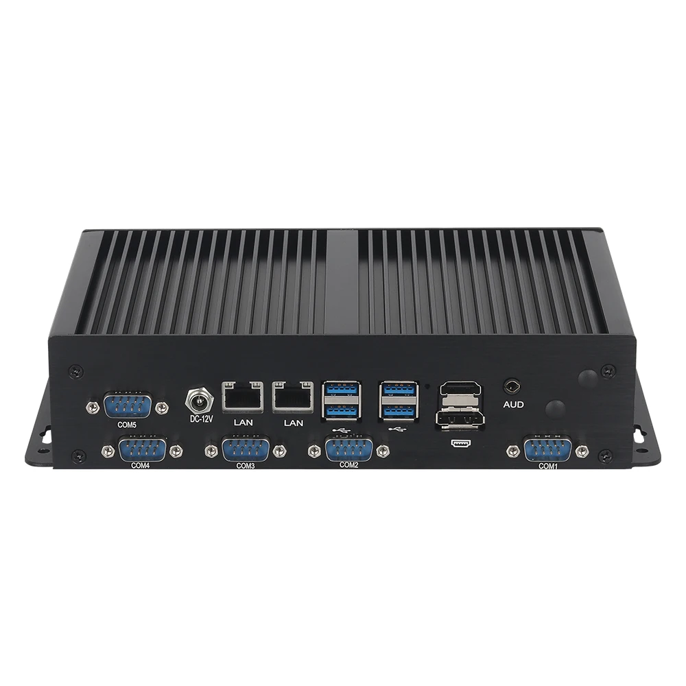 

Fanless Industrial Mini PC Intel i7-10610U 6x COM RS232 485 TTL 8xUSB 4G LTE WiFi LVDS Expansion Windows Linux