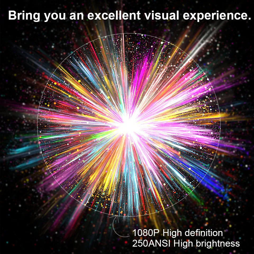 2025New HT20 4K Full HD Projector Android Native Portable 1080P Auto Focus 250ANSI Video home Cinema Outdoor HD LED Projetor