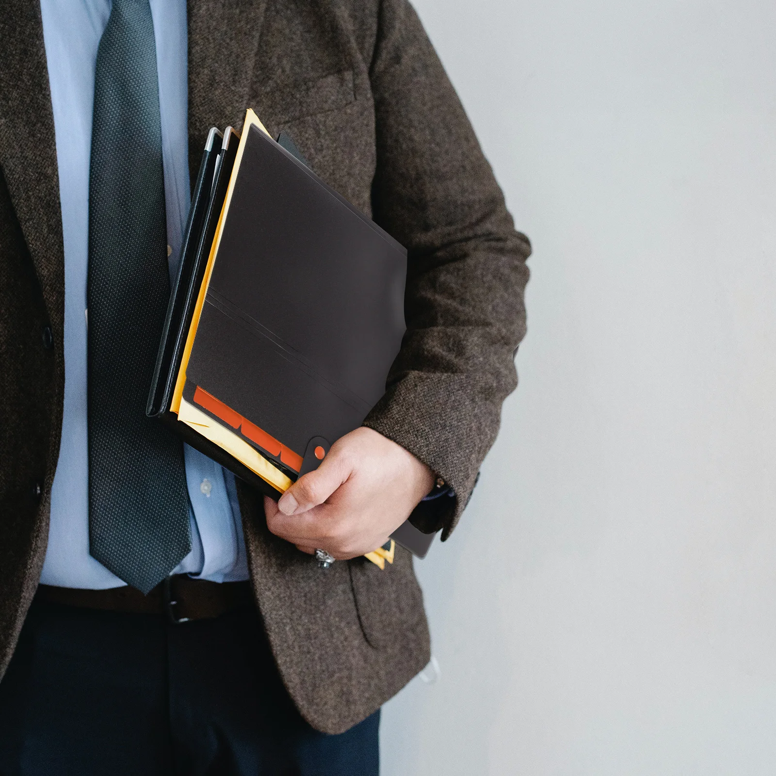 

2Pcs Accordion File Folder Multi-Layer File Organizer Portable Documents Storage Bag Office Supplies Documents Organizer