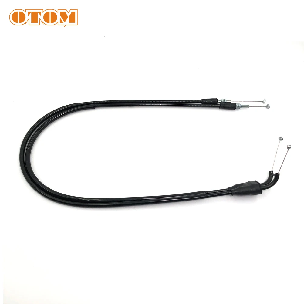 Motorcycle Throttle Cable 980mm 976mm 1020mm Accelerator Control Oil Line Steel Wire Set For KTM EXC SX-F HUSQVARNA FE 2005-2019