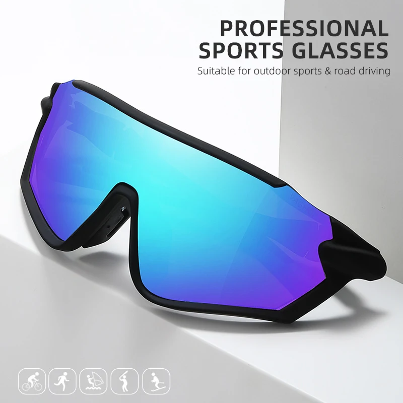 ユニセックス-uv400-スポーツサイクリングサングラス防風自転車メガネ屋外保護眼鏡ランニングハイキング釣り乗馬