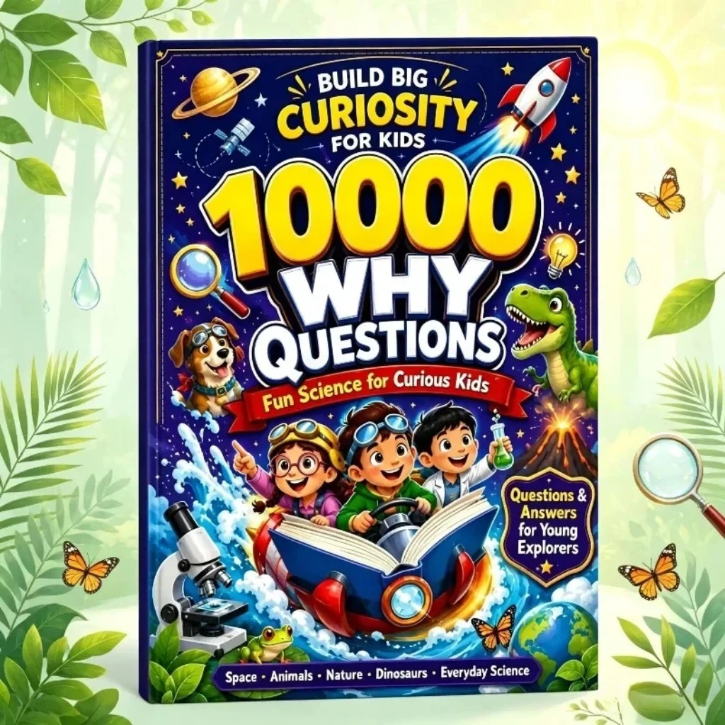 10000 Why Kids Science Encyclopedia Book Educational Picture Book for Curious Young Explorers