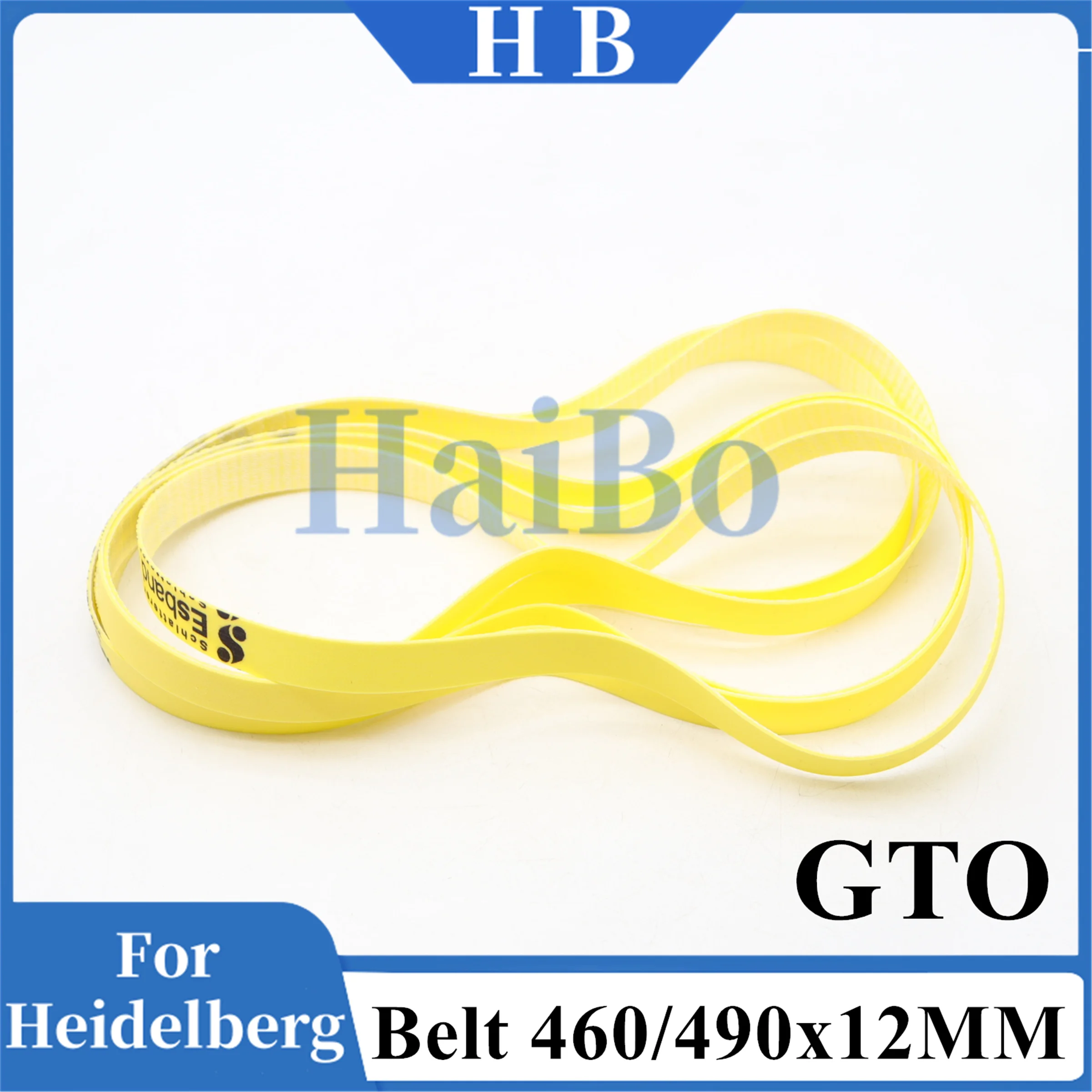 HaiBo Best Quality 460x12x1mm 490x12x1mm Belt Drive for GTO46 GTO52 50 Cycles Powder Spray Motor Belt 00.780.0475