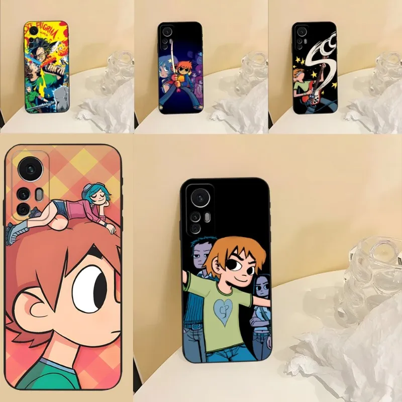 Cartoon Scott Pilgrim Vs Phone Case For Xiaomi Redmi Note 11 11T 10 9 Pro POCO F3 X3 GT M4 M3 X4 M5 X5 NFC 10Pro Cover