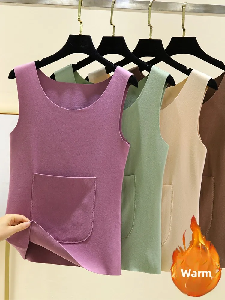 

Двусторонний жилет, женский теплый приталенный жилет на фей-подкладке с четырьками, внутренняя одежда на зиму