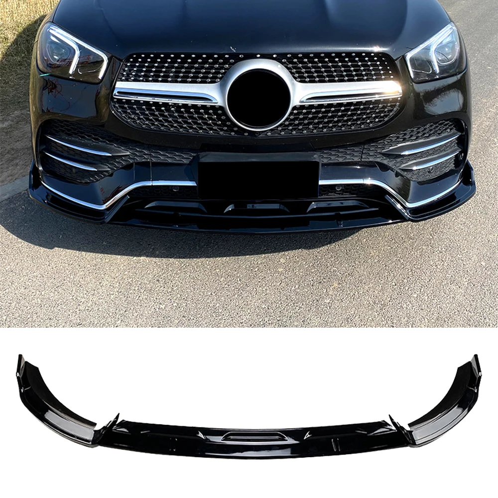 

For Mercedes Benz GLE Class W167 C167 GLE350 GLE450 GLE53 AMG 2019 20 21 22 23 Front Bumper Splitter Lip Diffuser Accessories