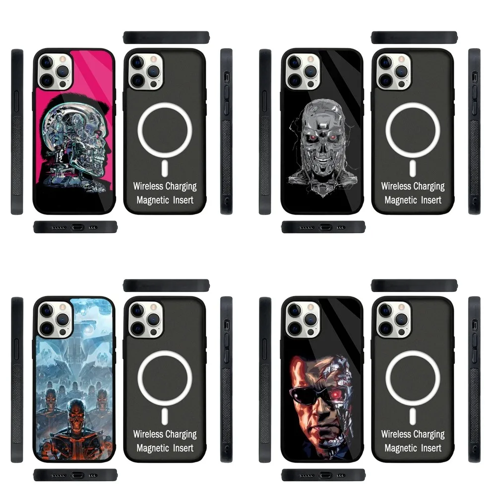 Movie The T-Terminator  Phone Case Strong Magnetic For IPhone 16,15,14,13,Pro,Max,Plus,11,12,Mini For Magsafe Wireless Charging