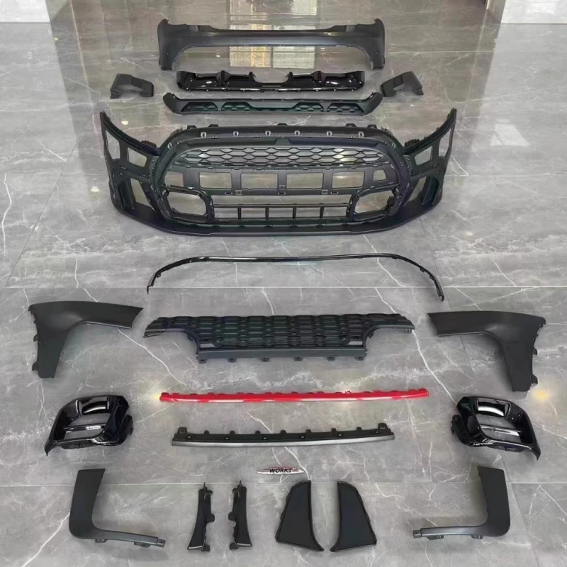 

Front Rear Bumper Grille Tail Wing Tail Throat for BMW MINI F56 Cooper 22-24 Upgraded JCW Style Bumper Car Body Kit Accessories