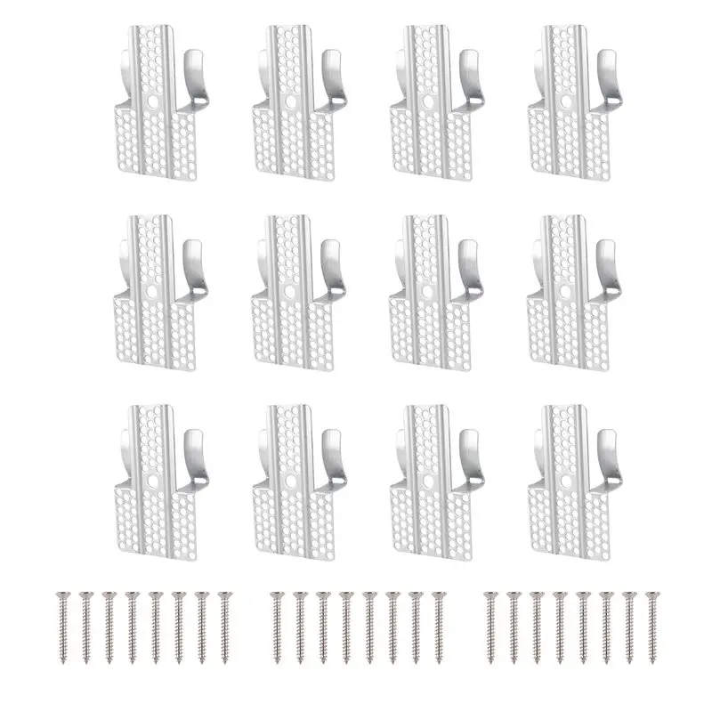 A04G-Strong Metal Backing Clips, Drywall Repair Clips, Easy Install, Professional Hole Repair Patch Kit For Wall And Sheetrock