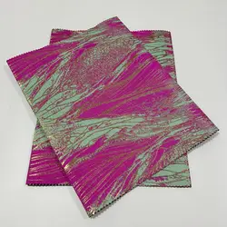 Luxury Thick Grandmaster Sego Headtie Nigeria Aso Ebi Supply Swiss Sego Gele Ipele Headscarf For African Headwrapper Bonnet 2PCS