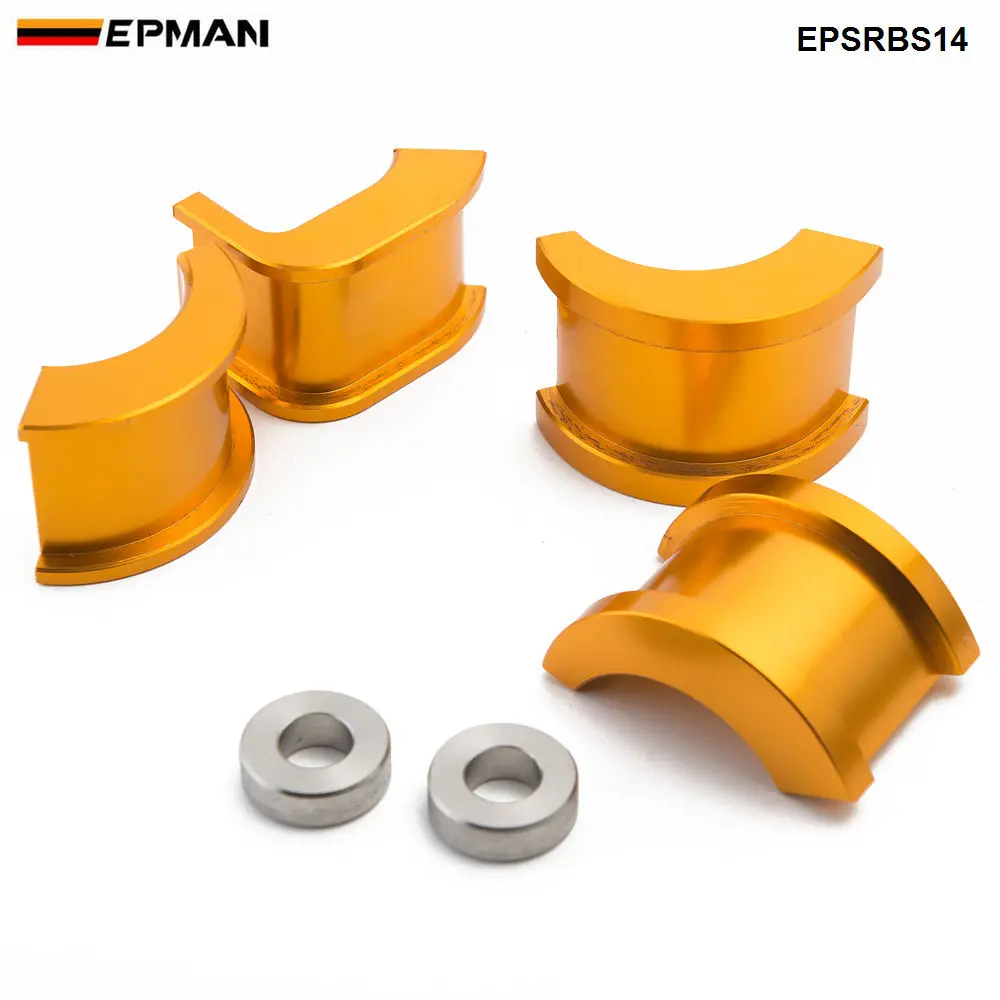 Epman Racing Aluminium Offset Steering Rack Bushes For Nissan Silvia S14 S15 200SX EPSRBS14