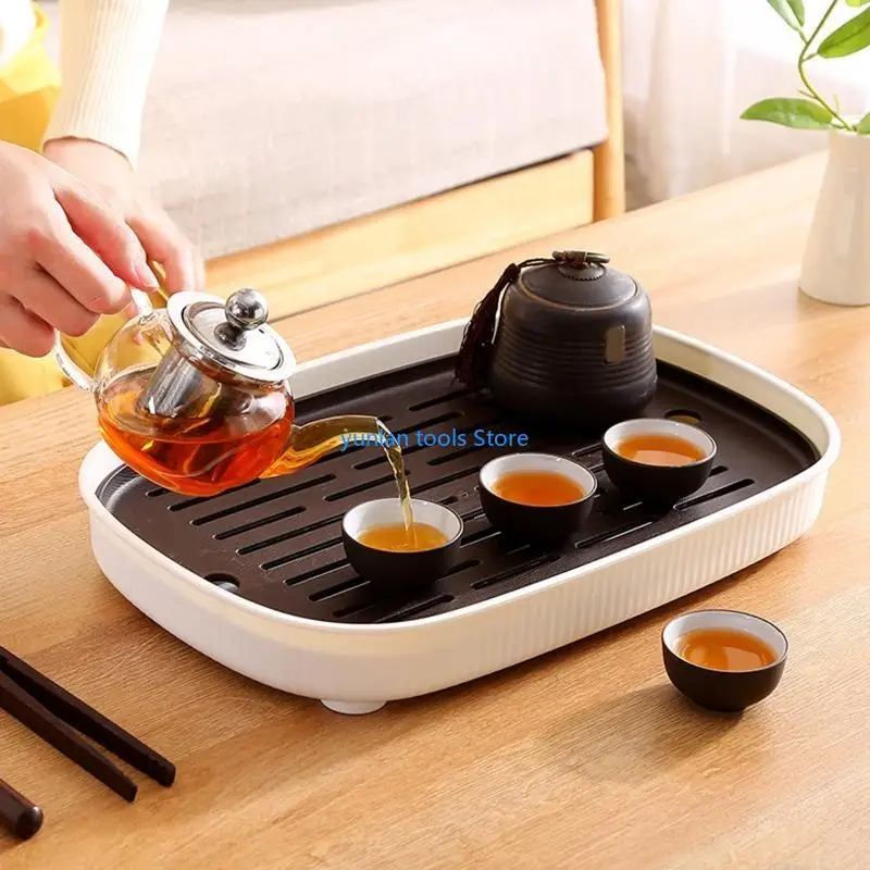 

50LB Multi-function Drain Tray Kitchen Cup Storage Tray Double Layer Dish Drainer Fruit Vegetable Rack Storage Tray