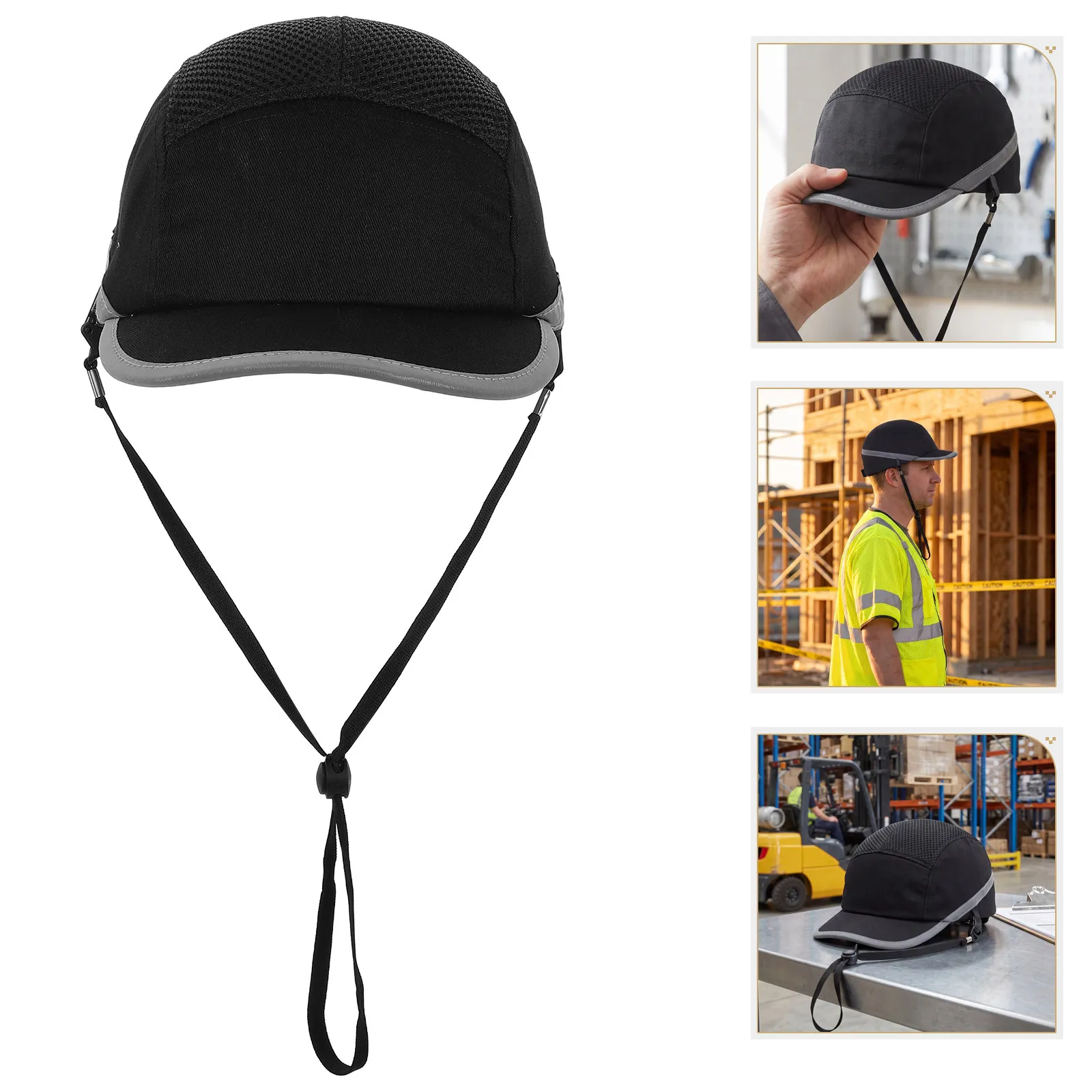 Impact Resistant Safety Bump Cap Baseball Hat Lightweight Mesh Breathable Protective Cap for Workshop Workers Industrial