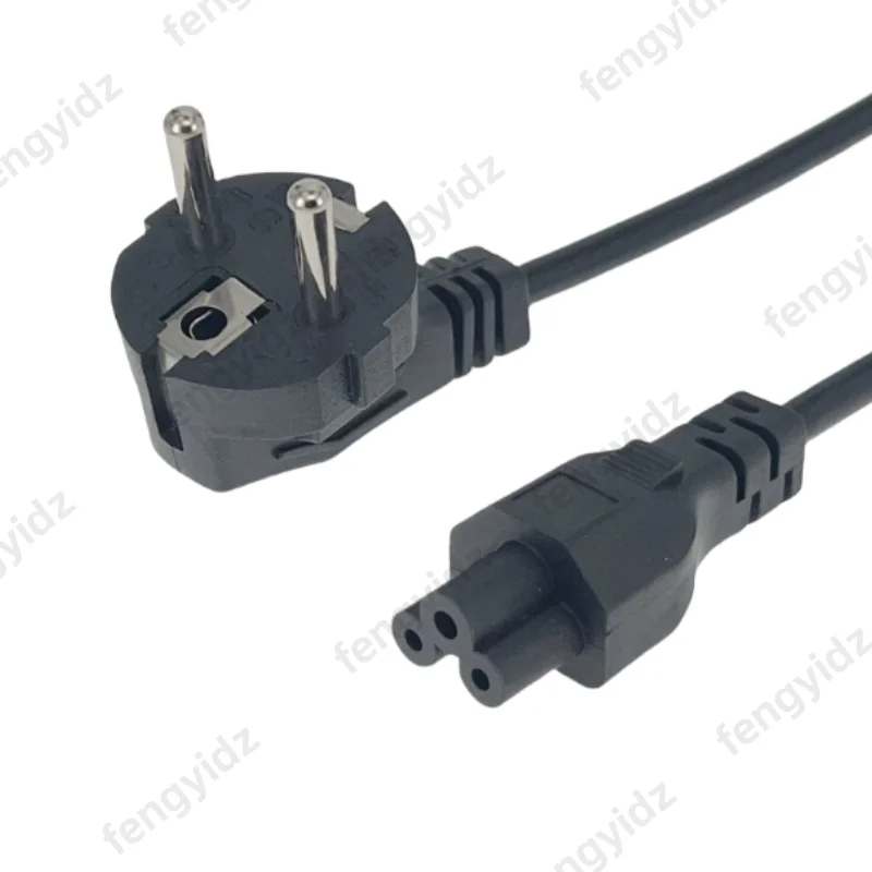 Cable de extensión para ordenador portátil de 0,5 M, Cable de alimentación C5 UE, Cable de alimentación de la UE para HP, Sony, ASUS, Lenovo, Samsung, adaptador de corriente para portátil