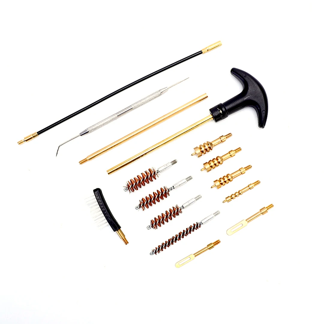 Universal Gun Cleaning Kit Gun Brush Tool for Pistol Hunt Rifle Shotgun Firearm Brass Rod Cleaner Hunting Accessory