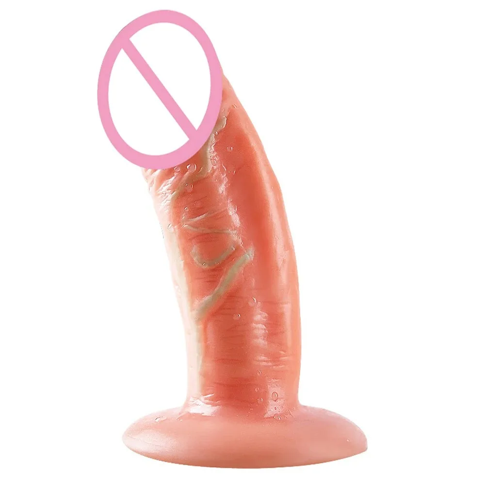 Mini Realistic Dildos Suction Cups Erotic Soft Small Penis for Women Vagina Anal Sex Toy Prostate Massage for Men Anal Butt Plug