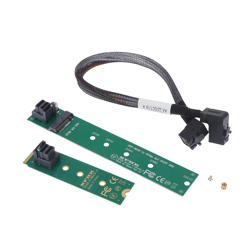 

2280 NVMe M.2 SSD to 22110 M.2 SSD Convert Card Extension Cord Cable Adapter Riser Card