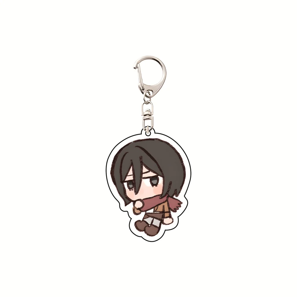 Anime Attack on Titan 6cm Acryl-Schlüsselanhänger Rucksack-Dekorationen Accessoires Deko-Geschenke Exquisite Produkte COS-Fan-Geschenke – Detail 12