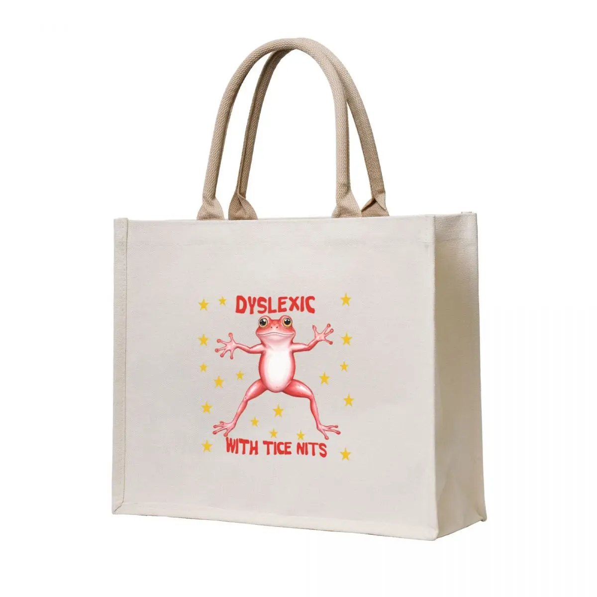 

Dyslexic With Tice Nits Funny Dyslexic With Nice Tit Tote Bag Custom bag custom bags hand bag