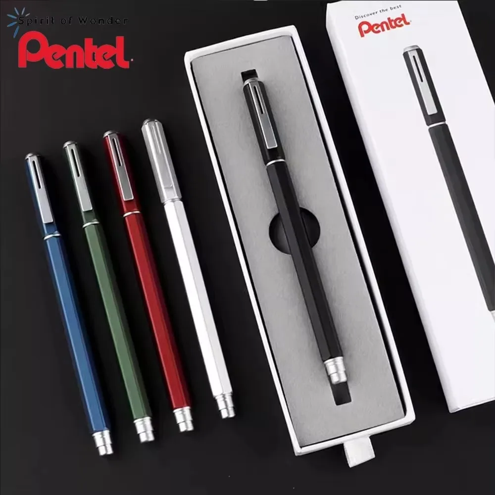 ペン Japan Pentel Hexagonal Metal Rod Gel Pen BLN665 Needle Tip Office